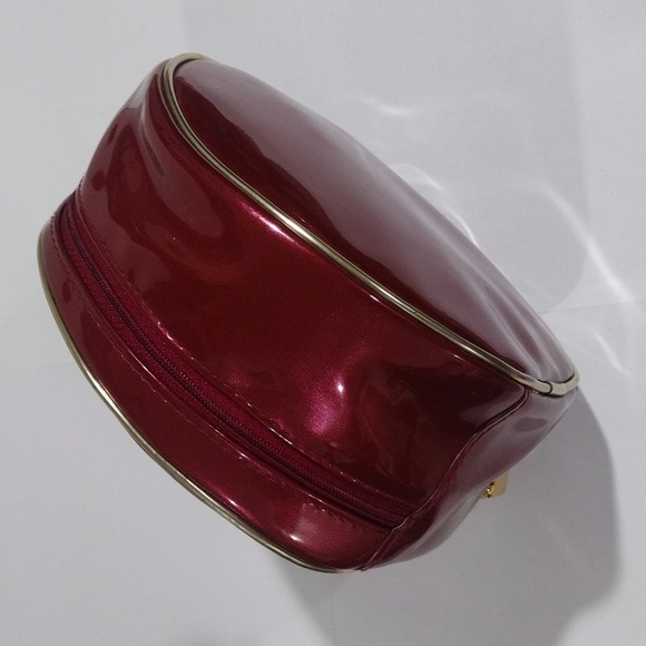 Vintage Christian Dior Red & Gold Parfums Toiletry Bag F096175300 Cosmetic Pouch - Picture 5 of 12